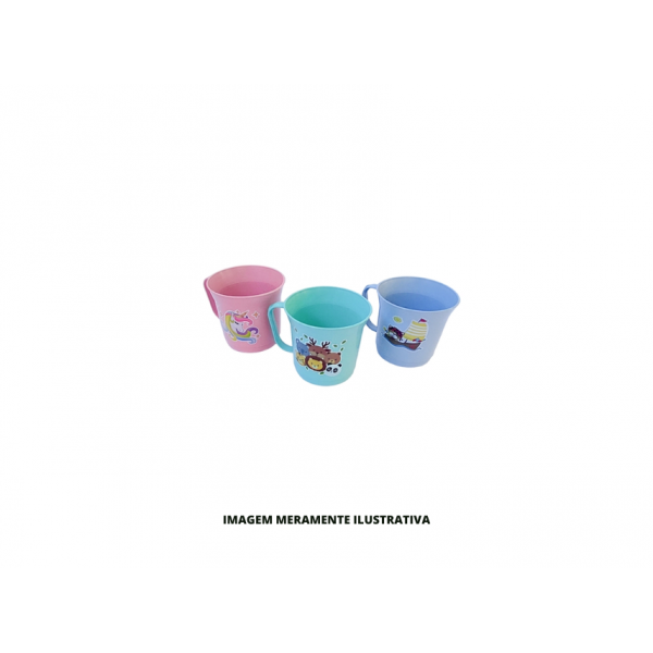 CANECA - SBRISSA - 270ml ESCOLAR DECORADA - PCT12